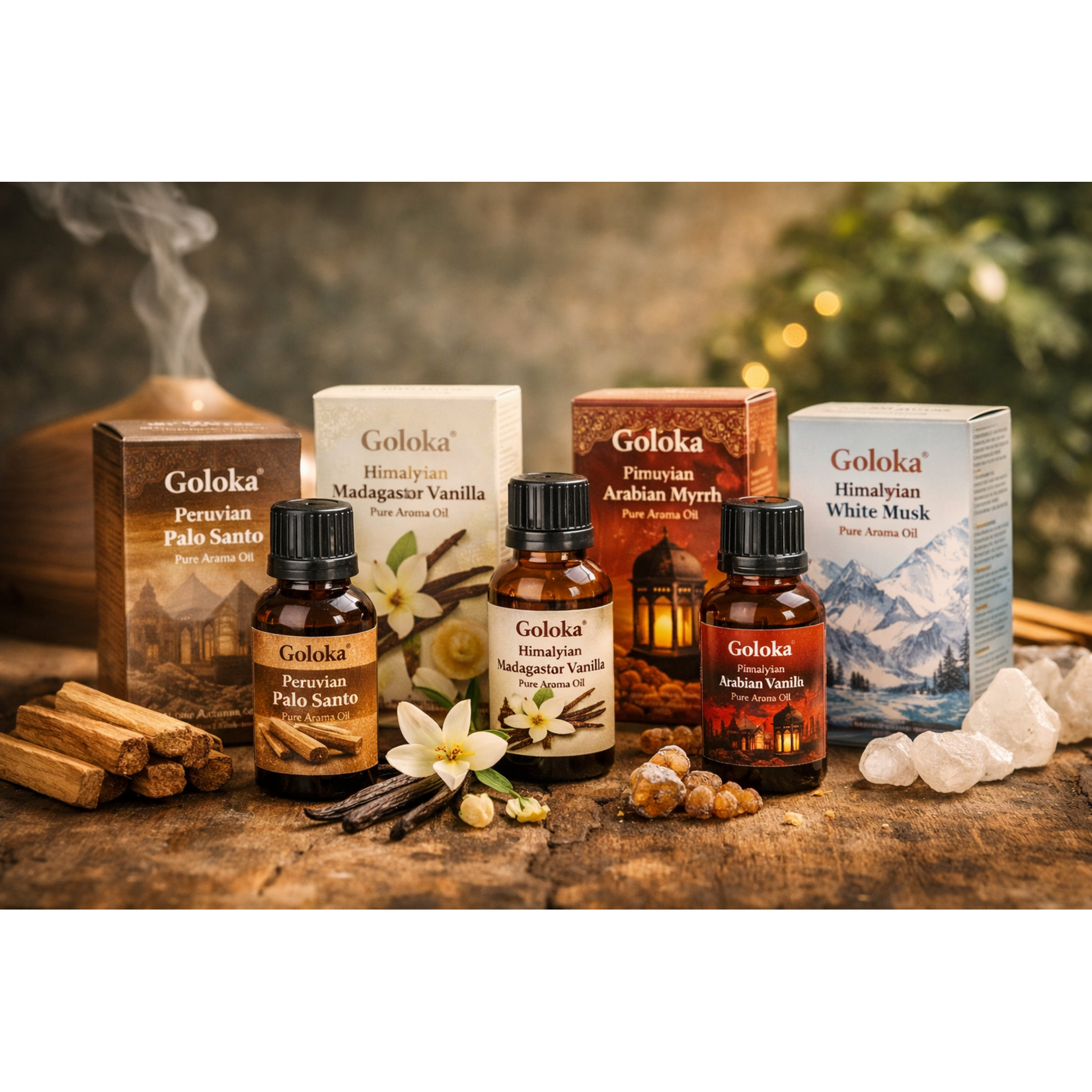 Golaka Geurolie Goloka Himalayan White Musk  Pure Aroma Oil 10 ml