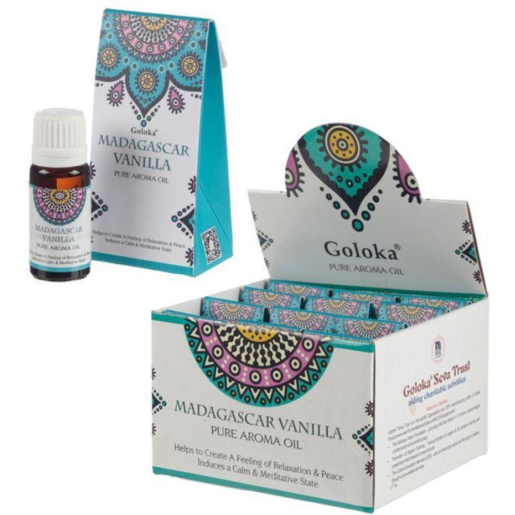 Golaka Geurolie Goloka Madagascar Vanilla  Pure Aroma Oil 10 ml