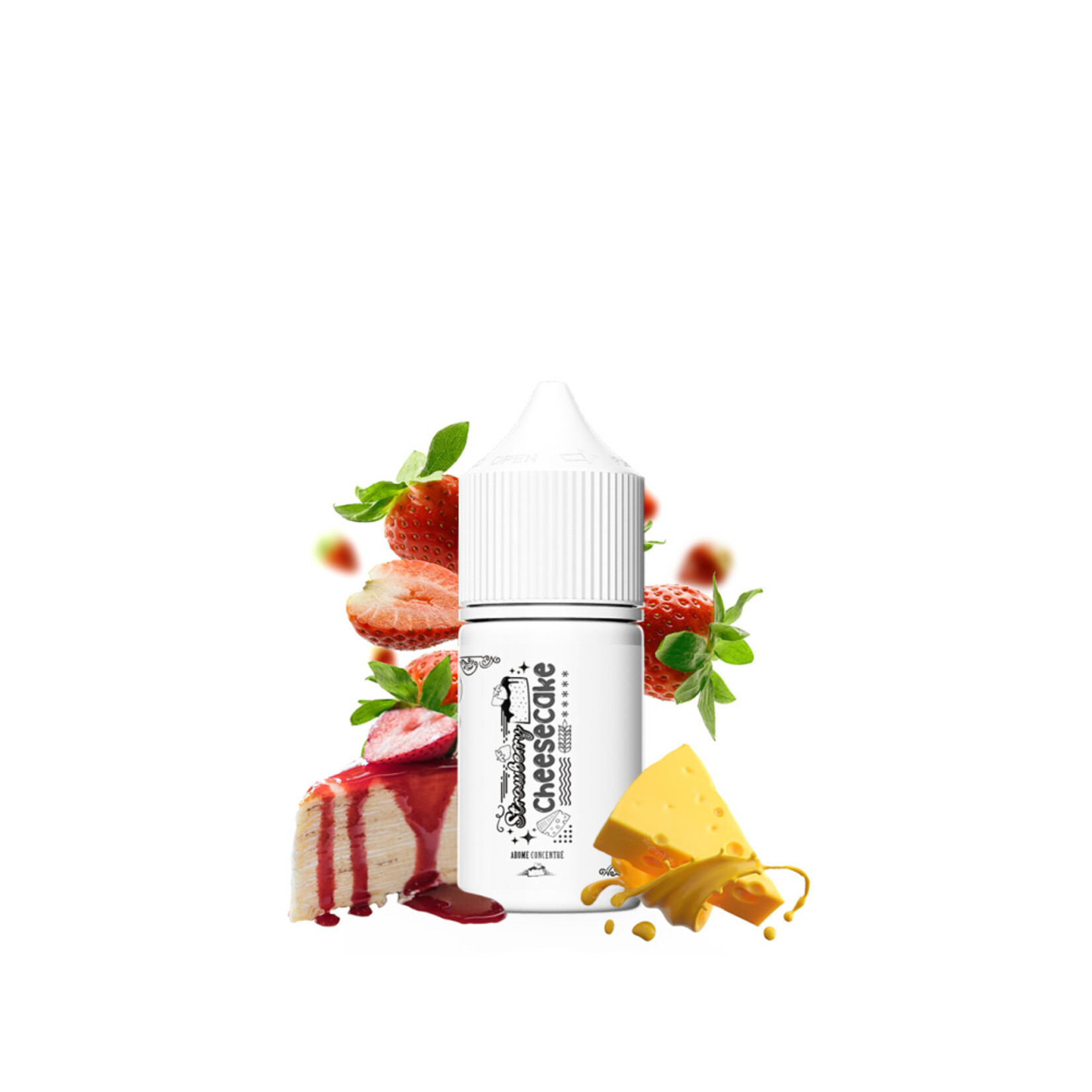 The French Bakery aroma 30 ml  The French Bakery  Stawberry Cheesecake aroma 30 ml