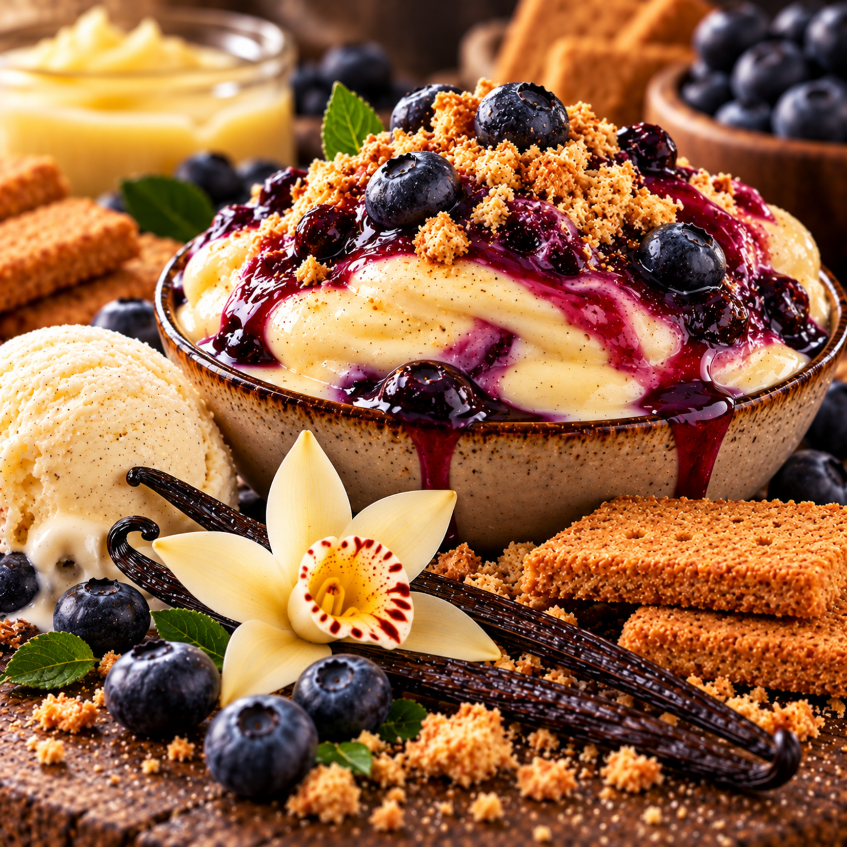 Jax Custard aroma 30 ml Jax Custard - Blueberry aroma 30 ml