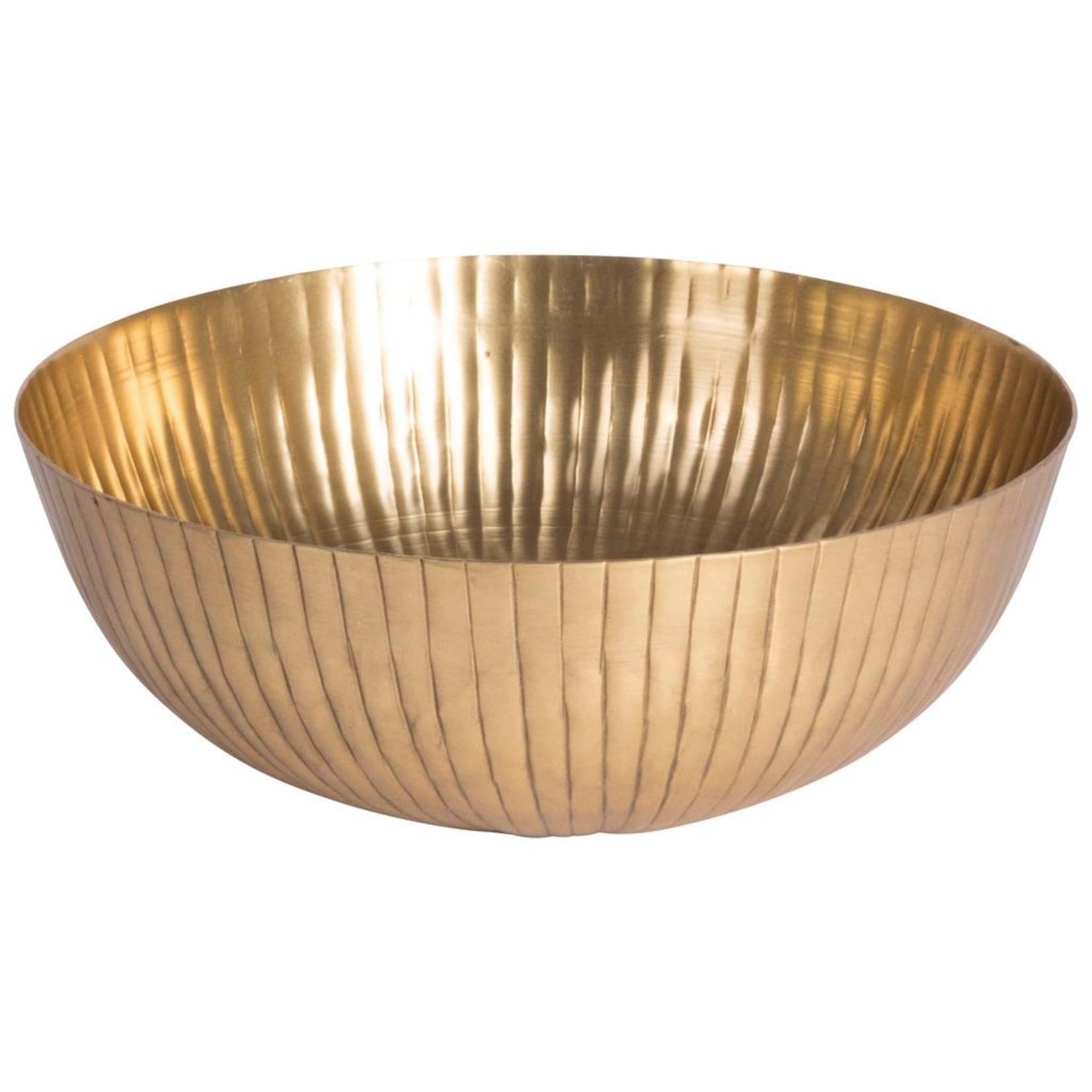 GUSTA DECO SCHAAL 25.5 X 10 CM GOUD