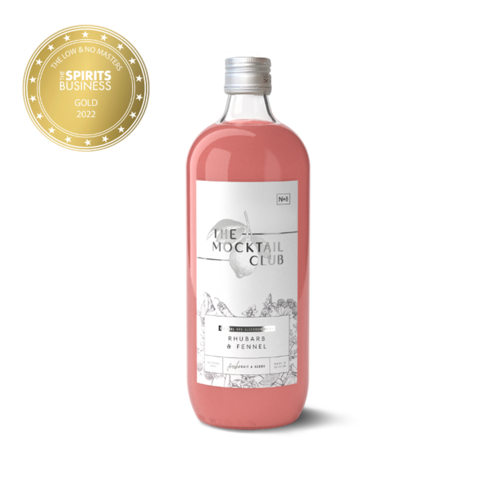 THE MOCKTAIL CLUB RHUBARB RUSH 1L