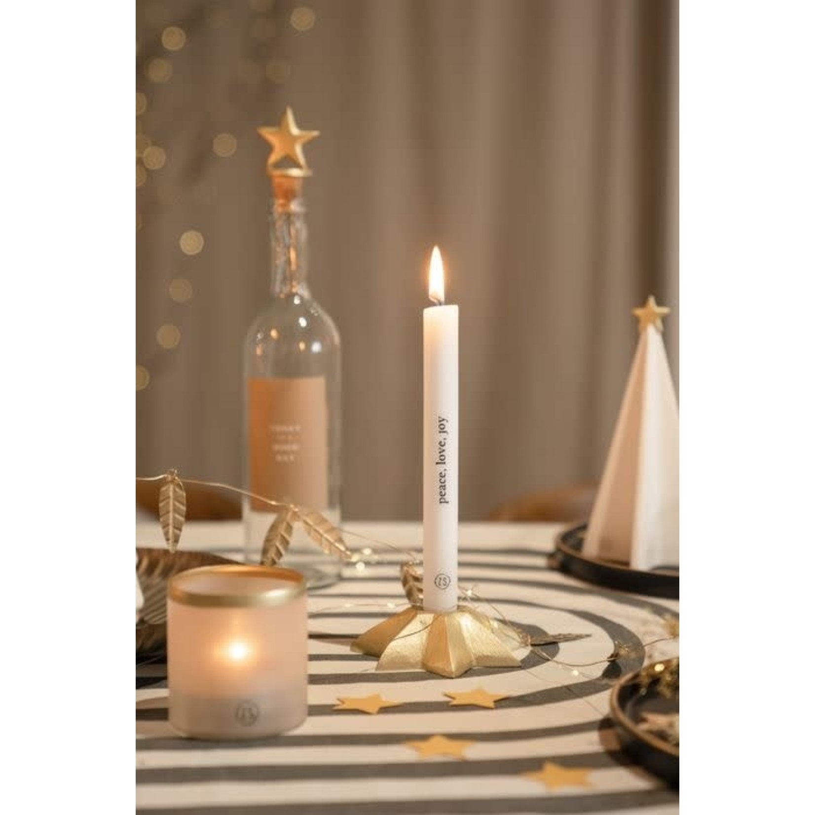 ZUSSS KANDELAAR STER GOUD