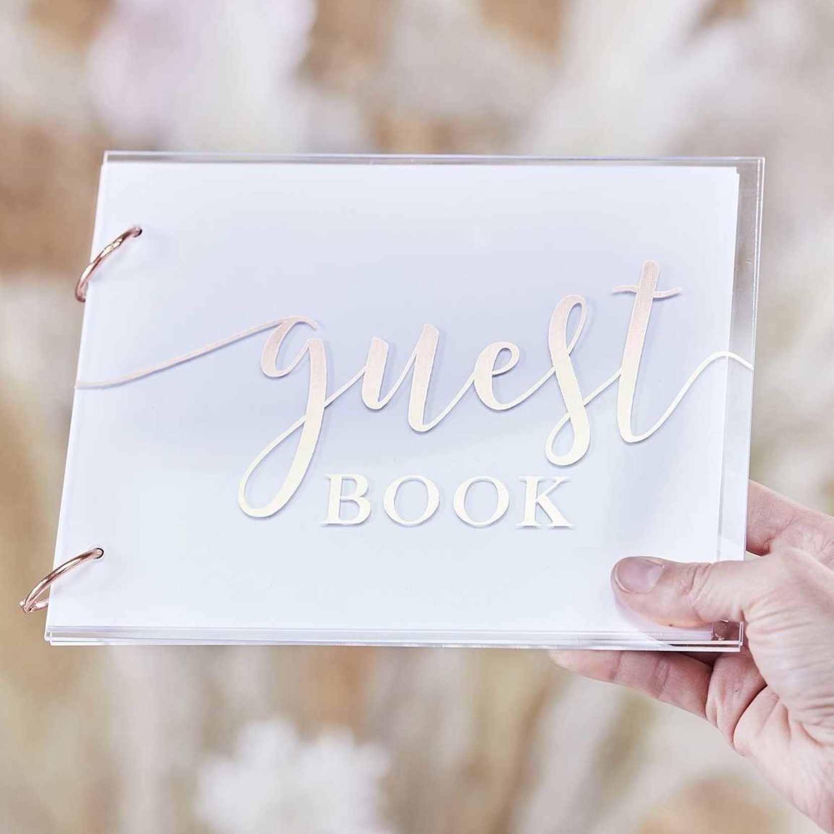 Ginger Ray GINGER RAY ACRYLIC WEDDING GUEST BOOK