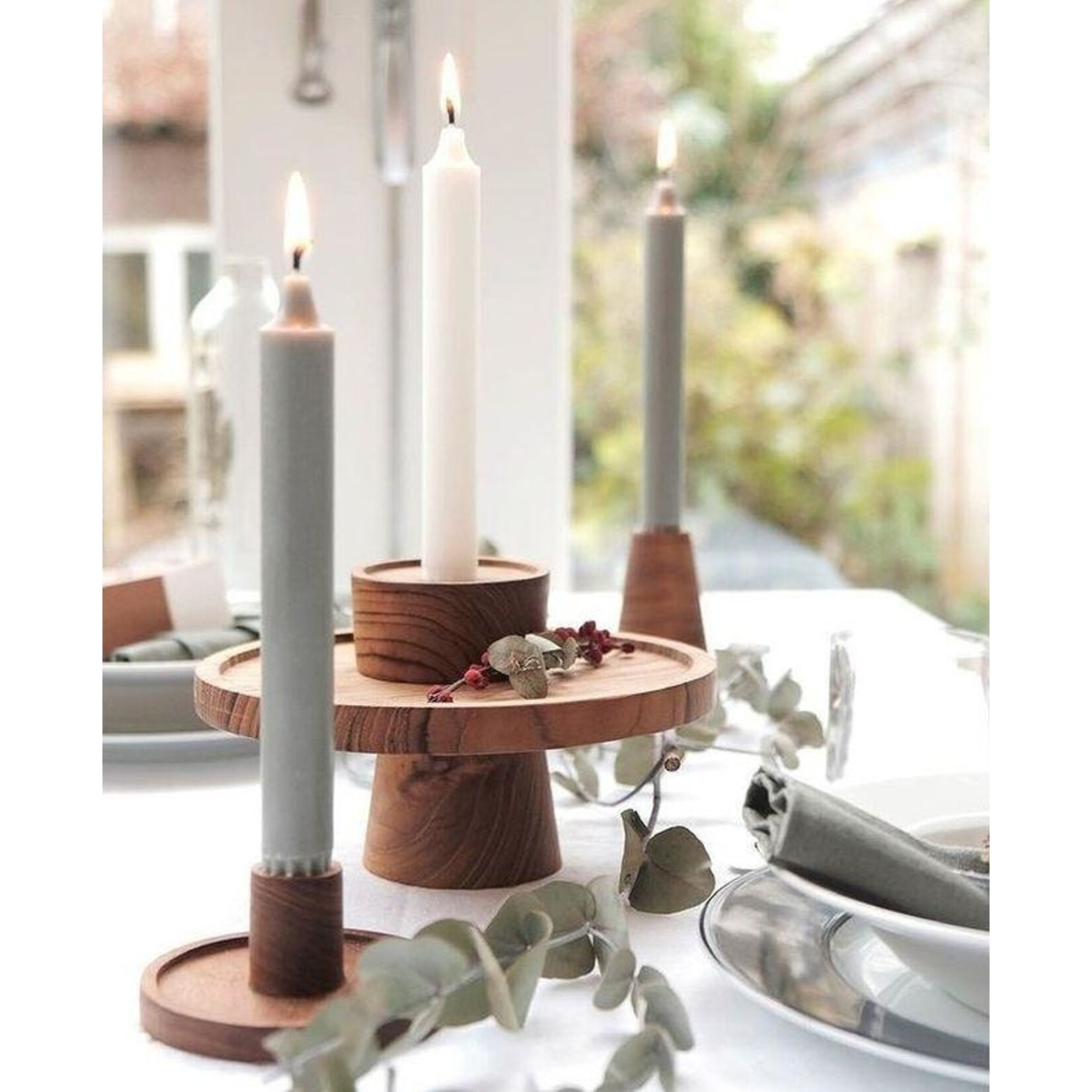 DINNER CANDLE HOLDER LUNA