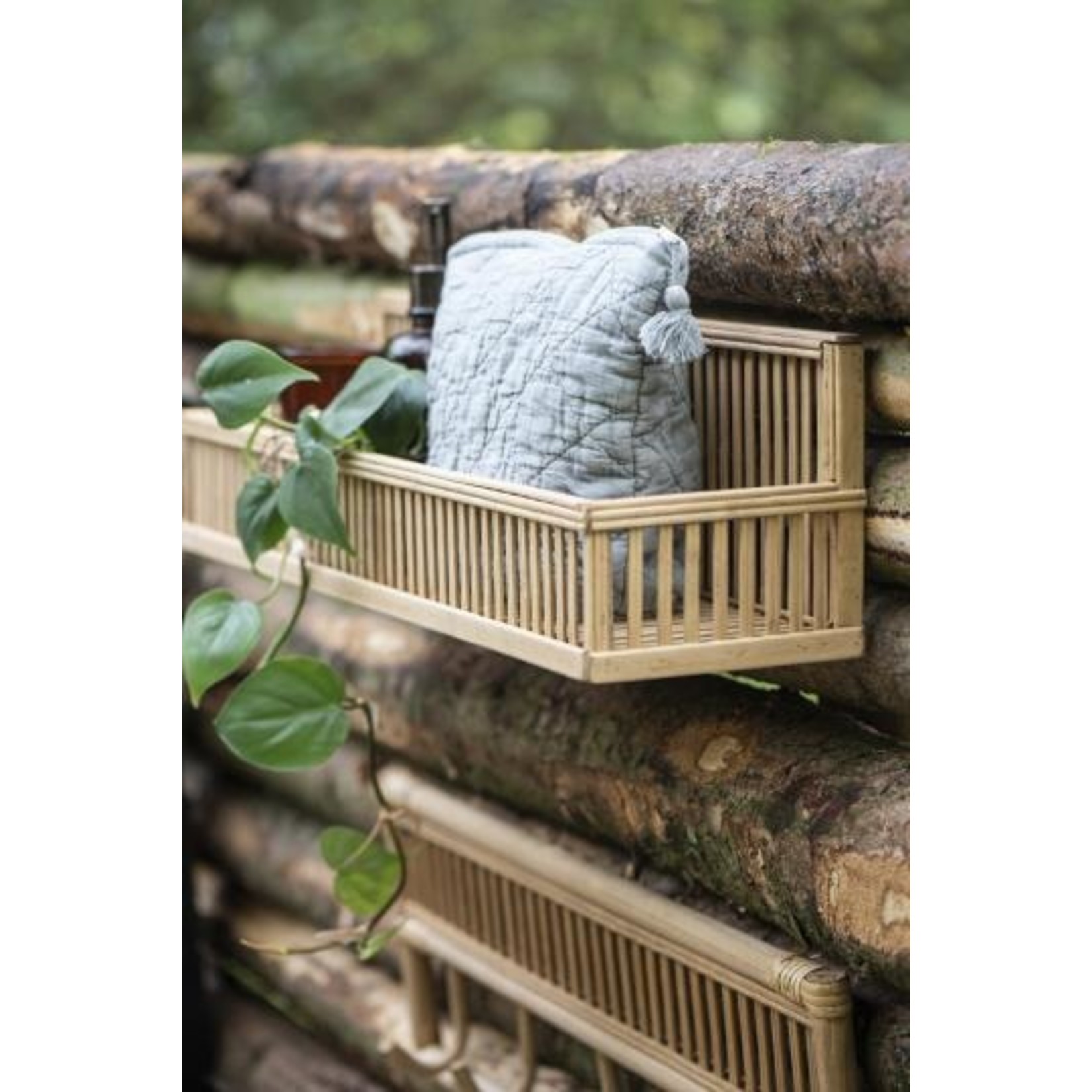 WALL BASKET BAMBOO