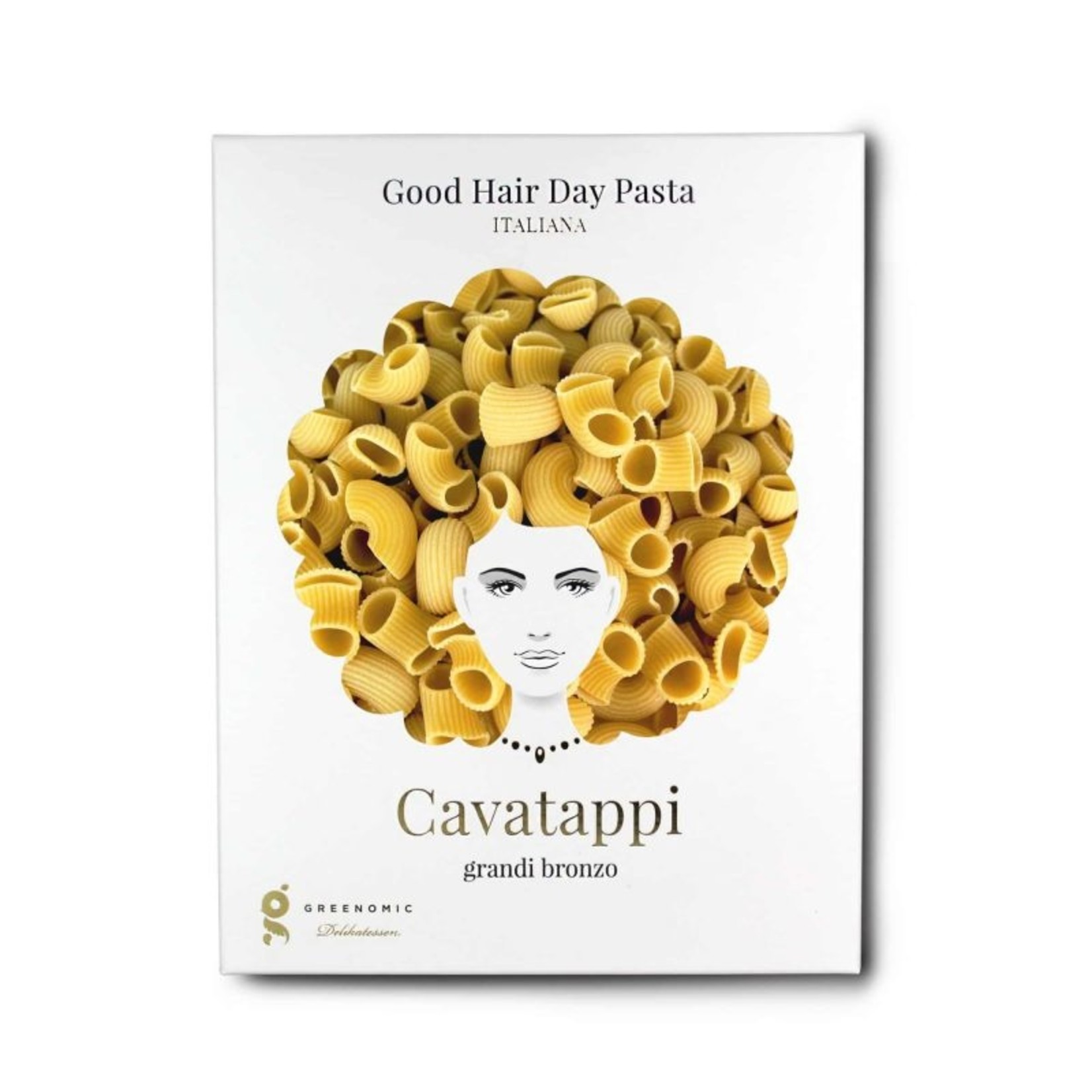 GREENOMIC GOOD HAIR DAY PASTA CAVATAPPI GRANDI BRONZO