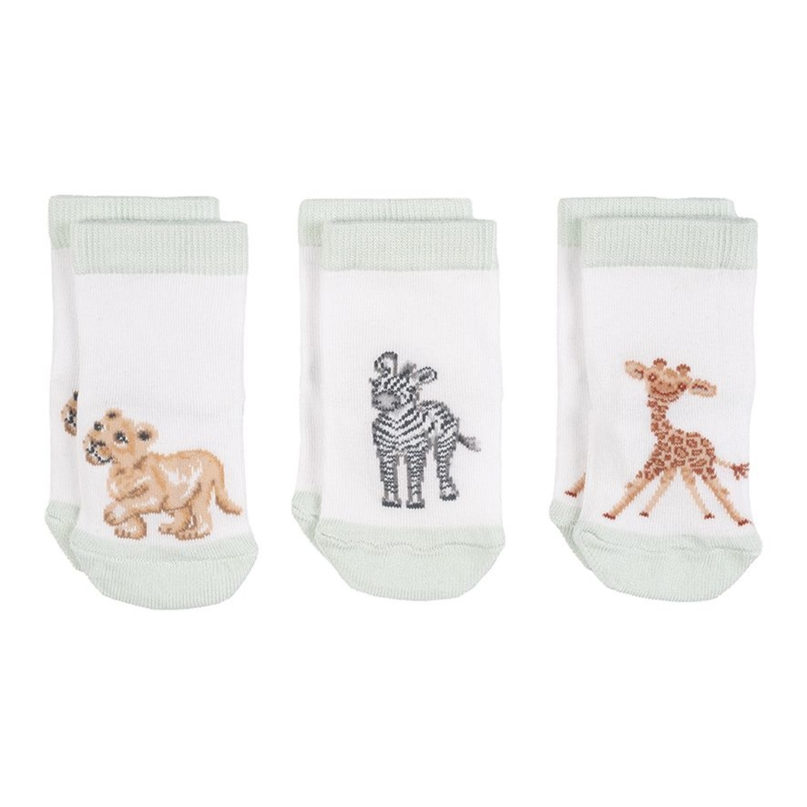 Wrendale LITTLE SAVANNAH BABY SOCKS SET 0-6 MONTHS
