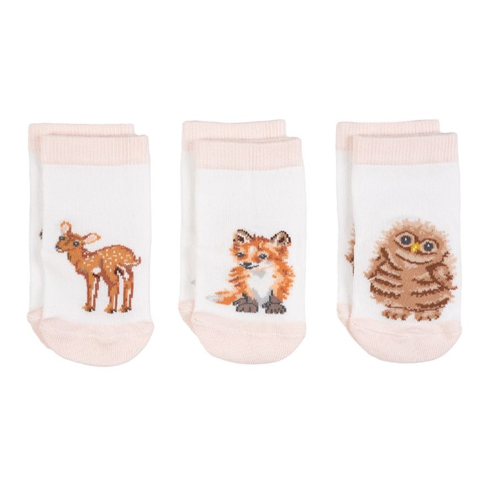 Wrendale LITTLE FOREST BABY SOCKS SET 0-6 MONTHS