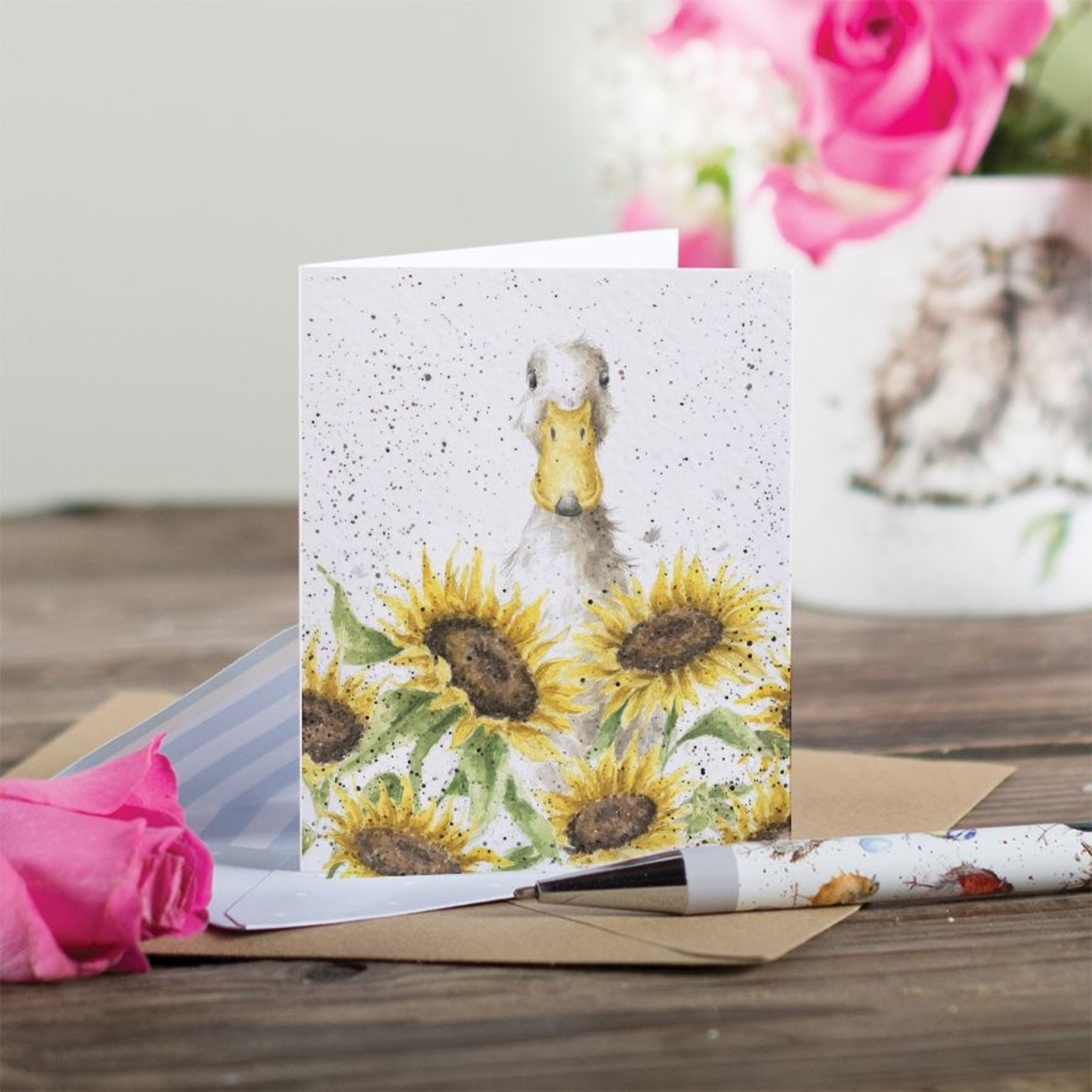 Wrendale 'SUNSHINE' EEND MINIKAART