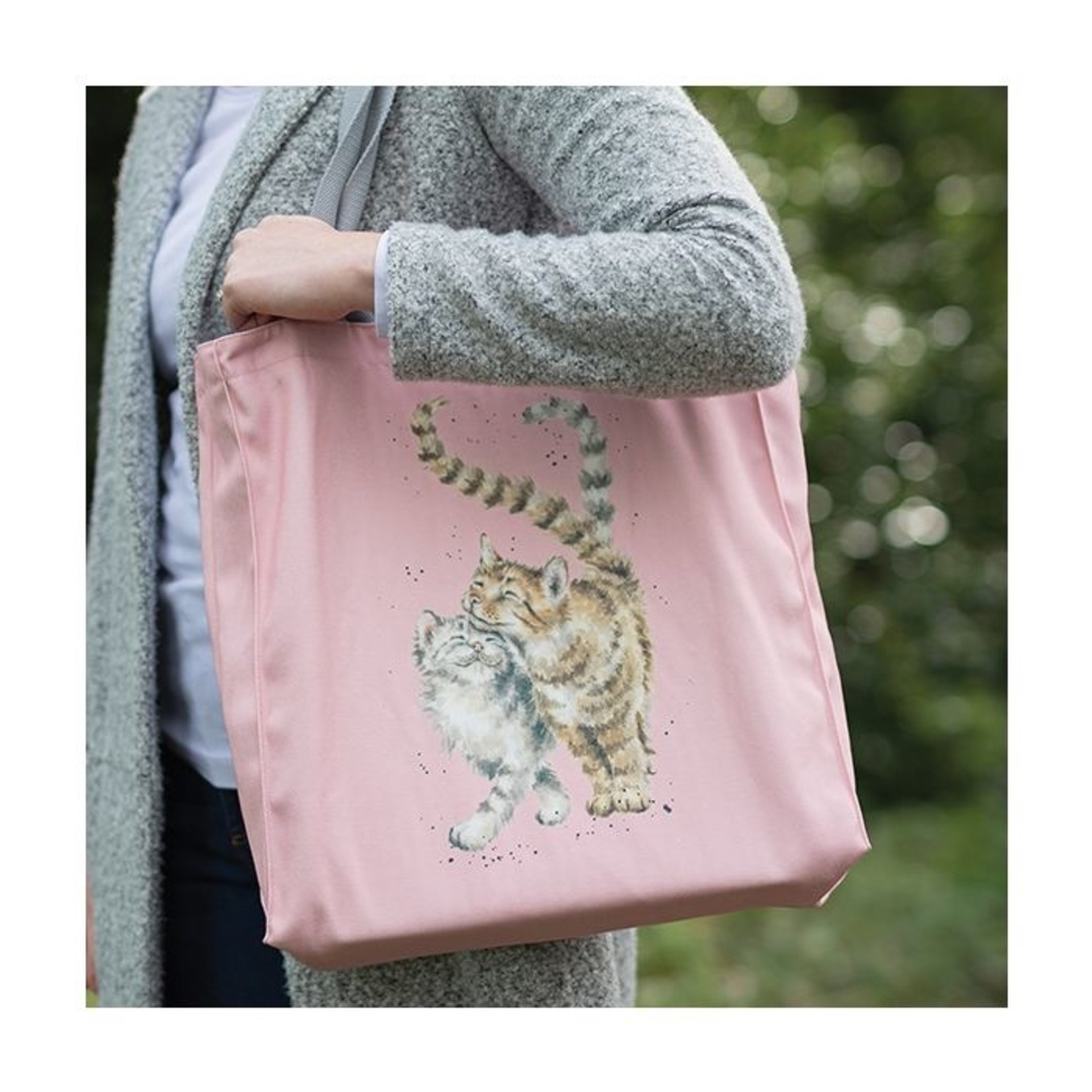 Wrendale 'FELINE GOOD' KAT CANVAS TAS