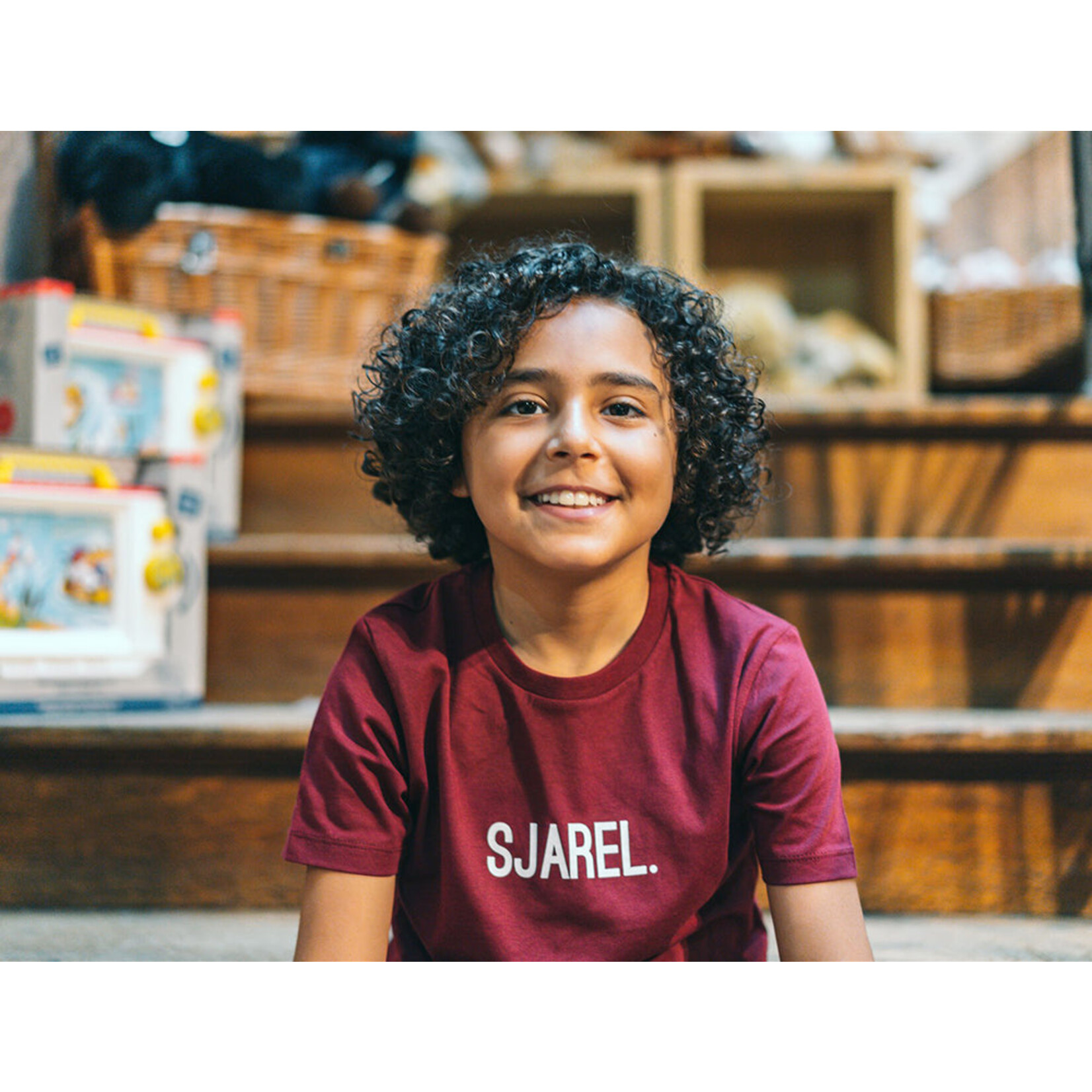 KLEIR T-SHIRT SJAREL 5-6Y BORDEAUX