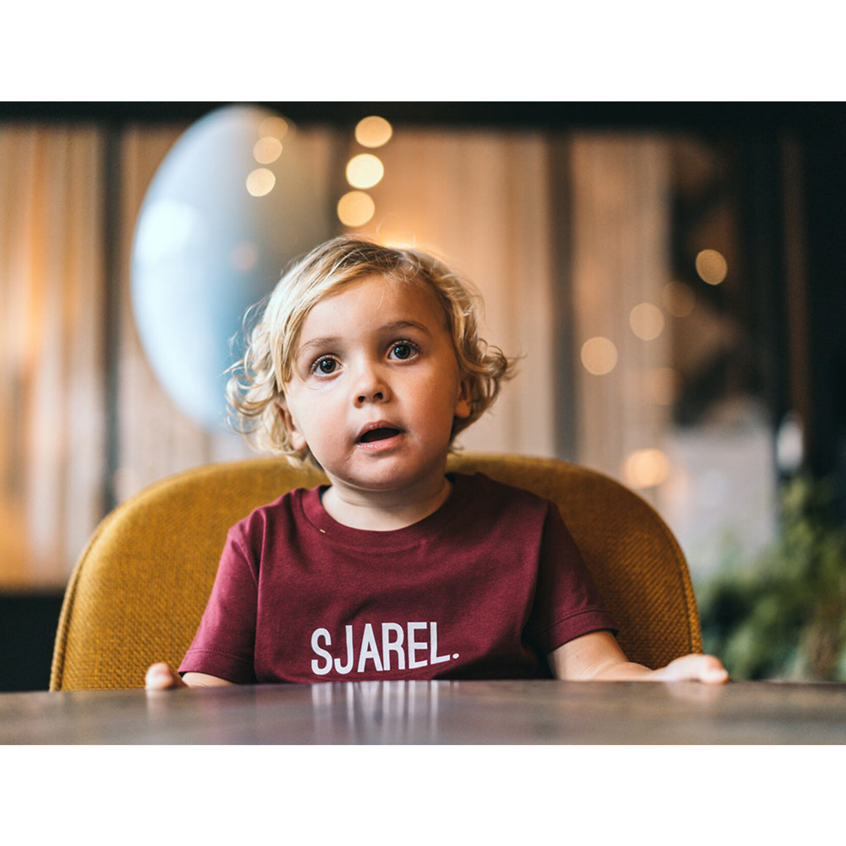 KLEIR T-SHIRT SJAREL 5-6Y BORDEAUX