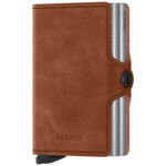 SECRID TWINWALLET VINTAGE COGNAC SILVER