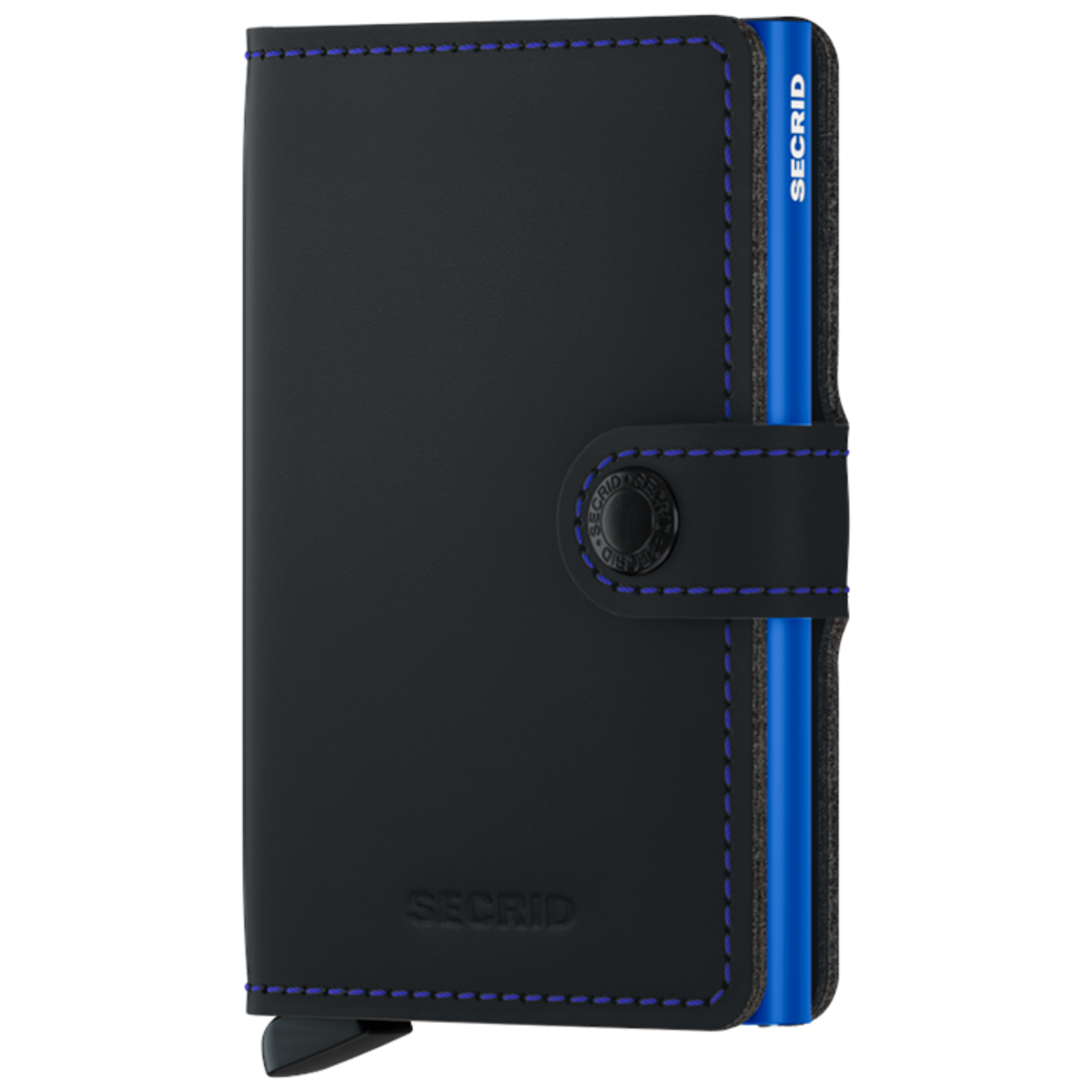 SECRID MINIWALLET MATTE BLACK & BLUE