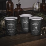 Ginger Ray BLACK POTION LABEL HALLOWEEN PARTY PAPER CUPS