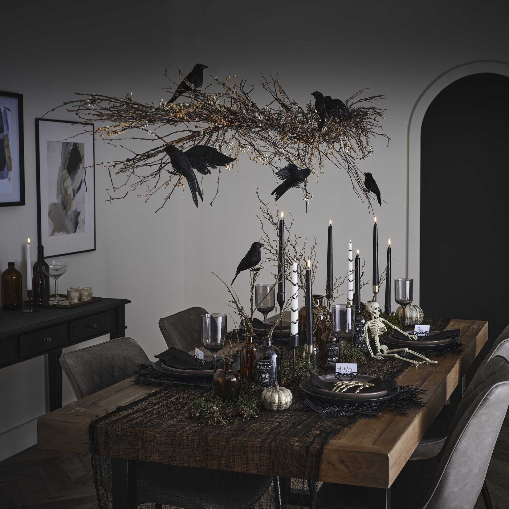 Ginger Ray BLACK CROW HALLOWEEN DECORATIE