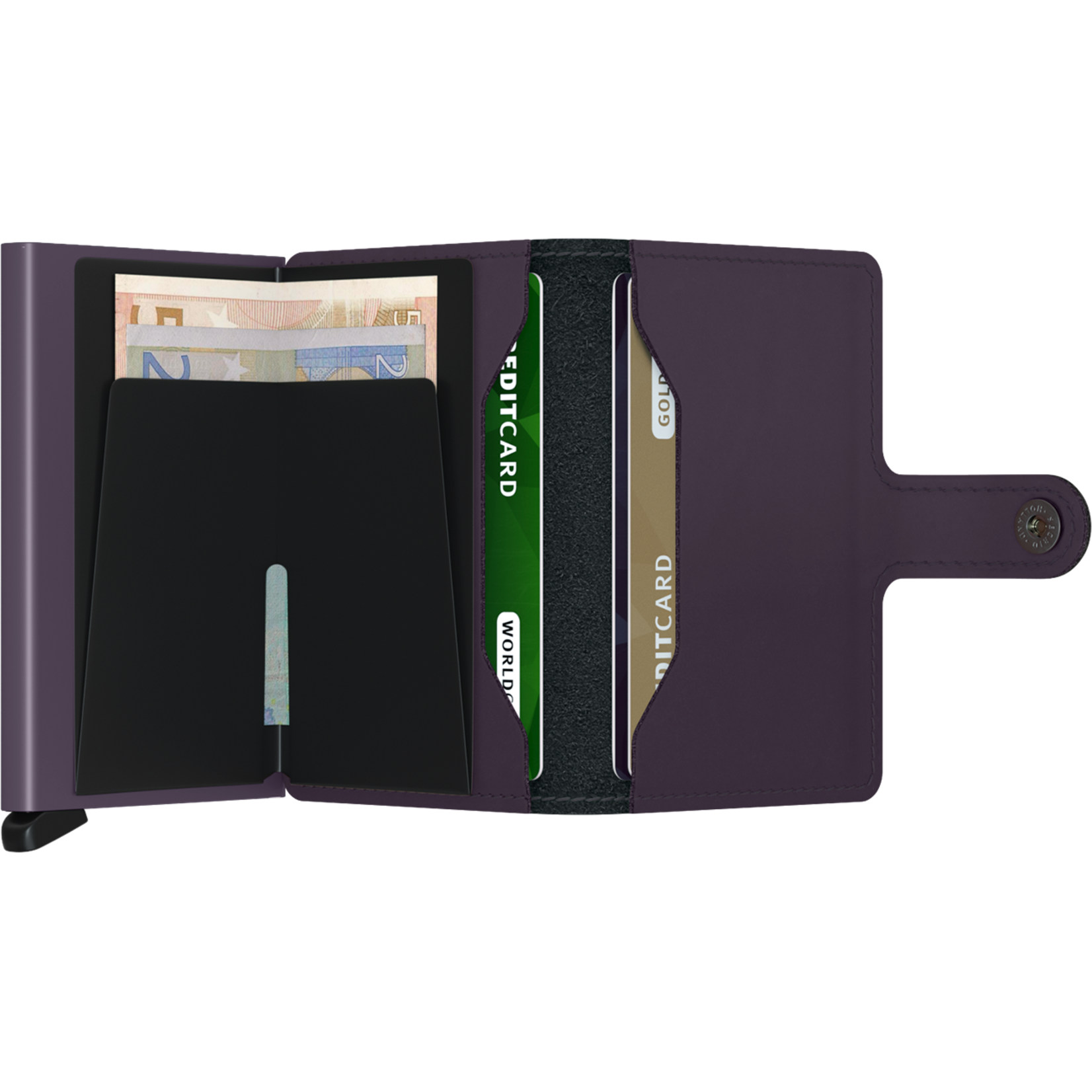 SECRID MINIWALLET MATTE  DARK PURPLE