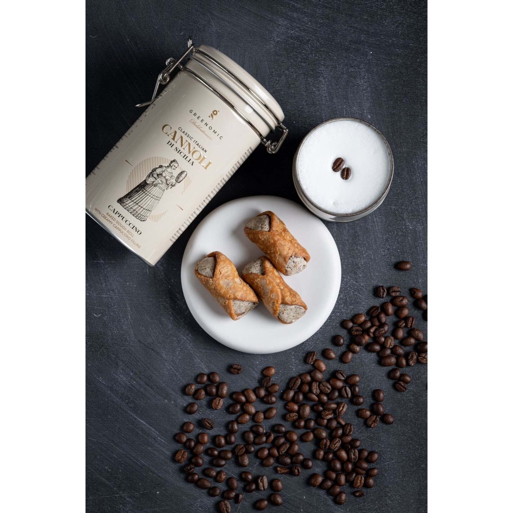 GREENOMIC CANNOLI DI SICICILIA CAPPUCCINO