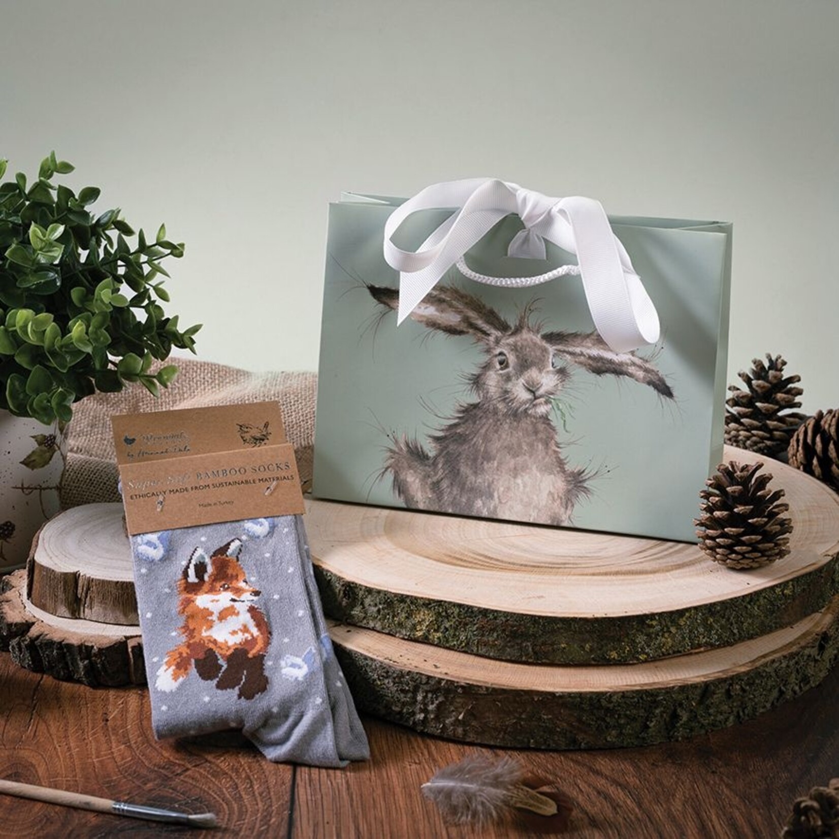 Wrendale SOKKEN VOS BORN TO BE WILD