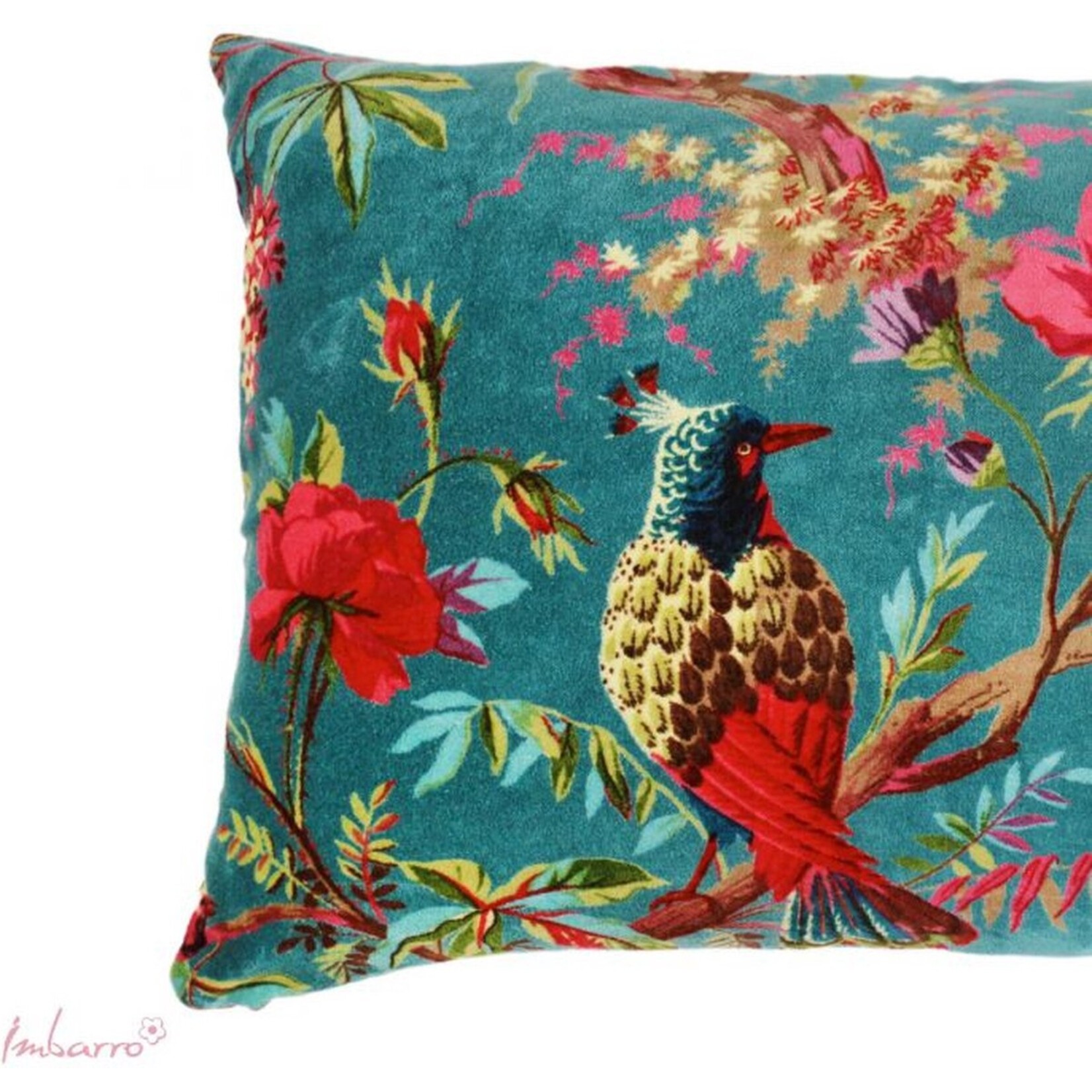 IMBARRO HOME & FASHION KUSSEN PARADISE LARGE TEAL