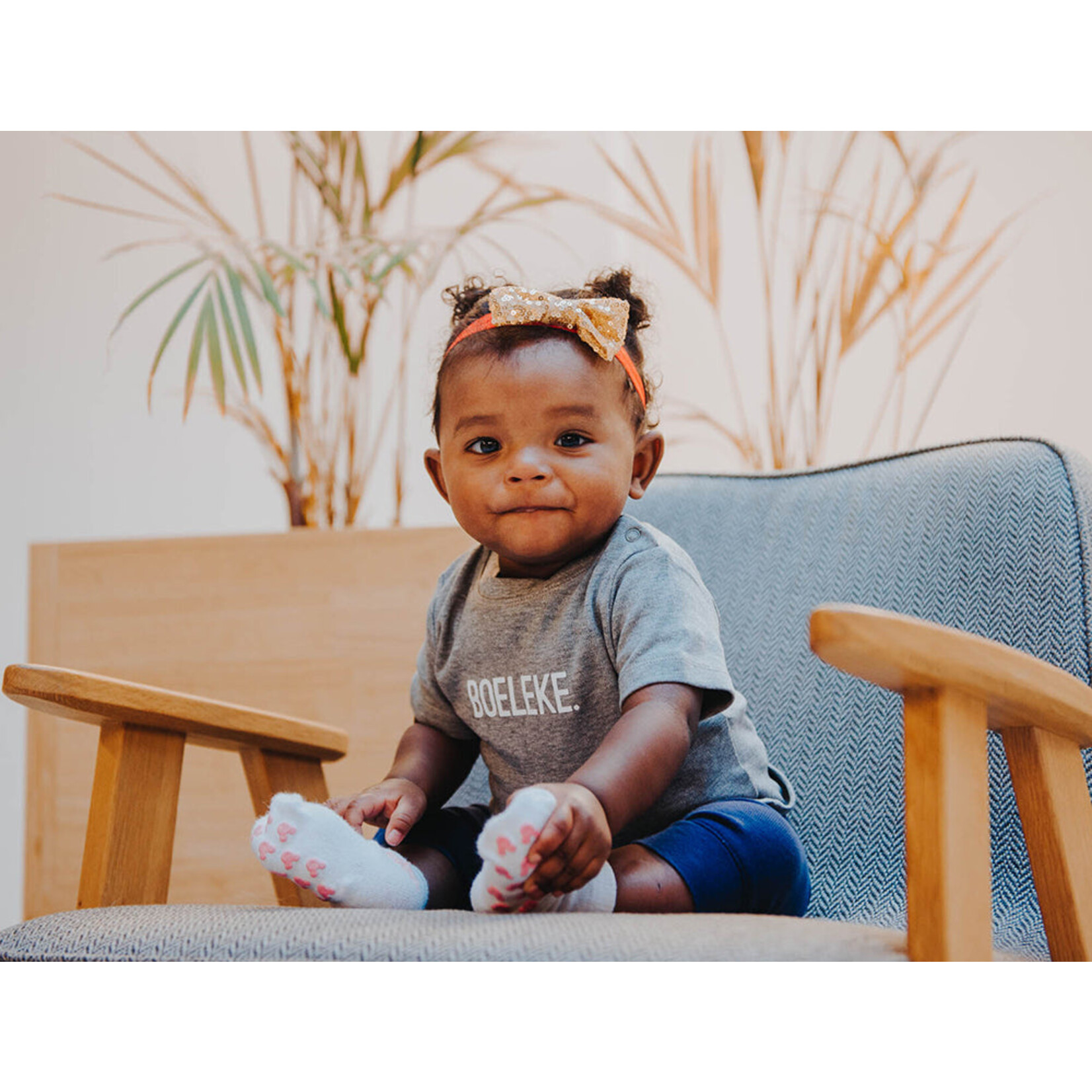 KLEIR BABY T-SHIRT BOELEKE GRIJS 6-12 MAANDEN