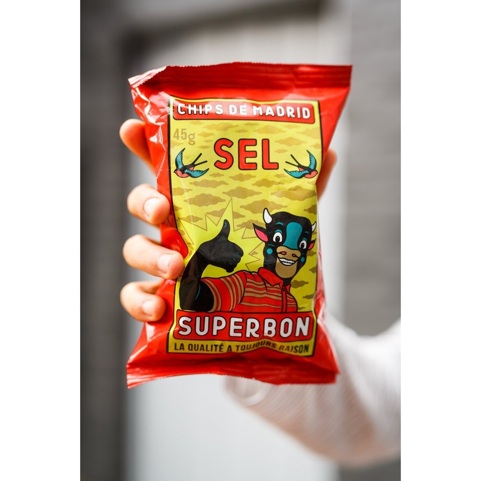 SUPERBON ZOUT & PEPER CHIPS 45g