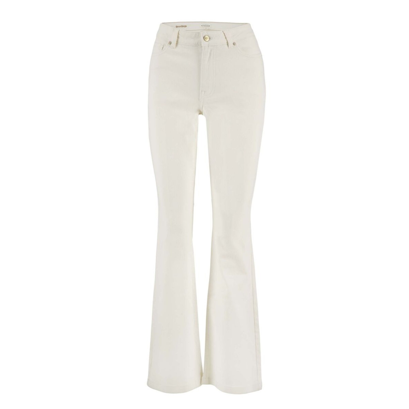 ZUSSS FLARED JEANS OFF WHITE MAAT L