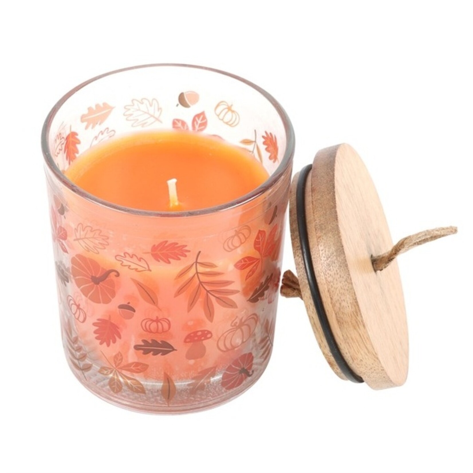 Something Different PINK CURLY PUMPKIN LIDDED AUTUMN MUG