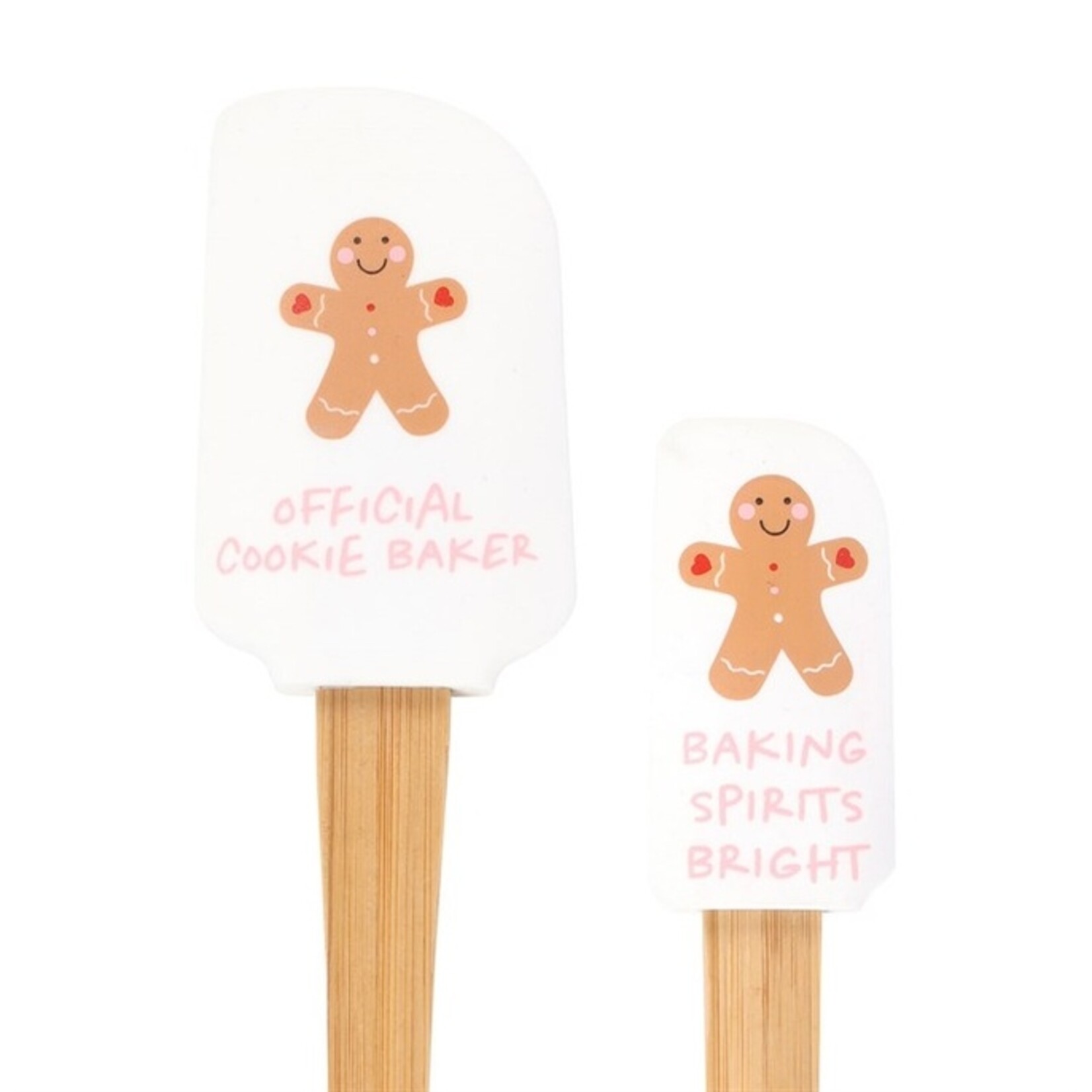 SOMETHING DIFFERENT GINGERBREAD MAN SILICONEN SPATELSET KERST