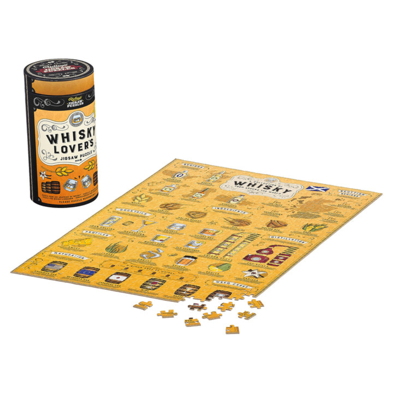 RIDLEY'S GAMES Legpuzzel van 500 stukjes voor whiskyliefhebbers