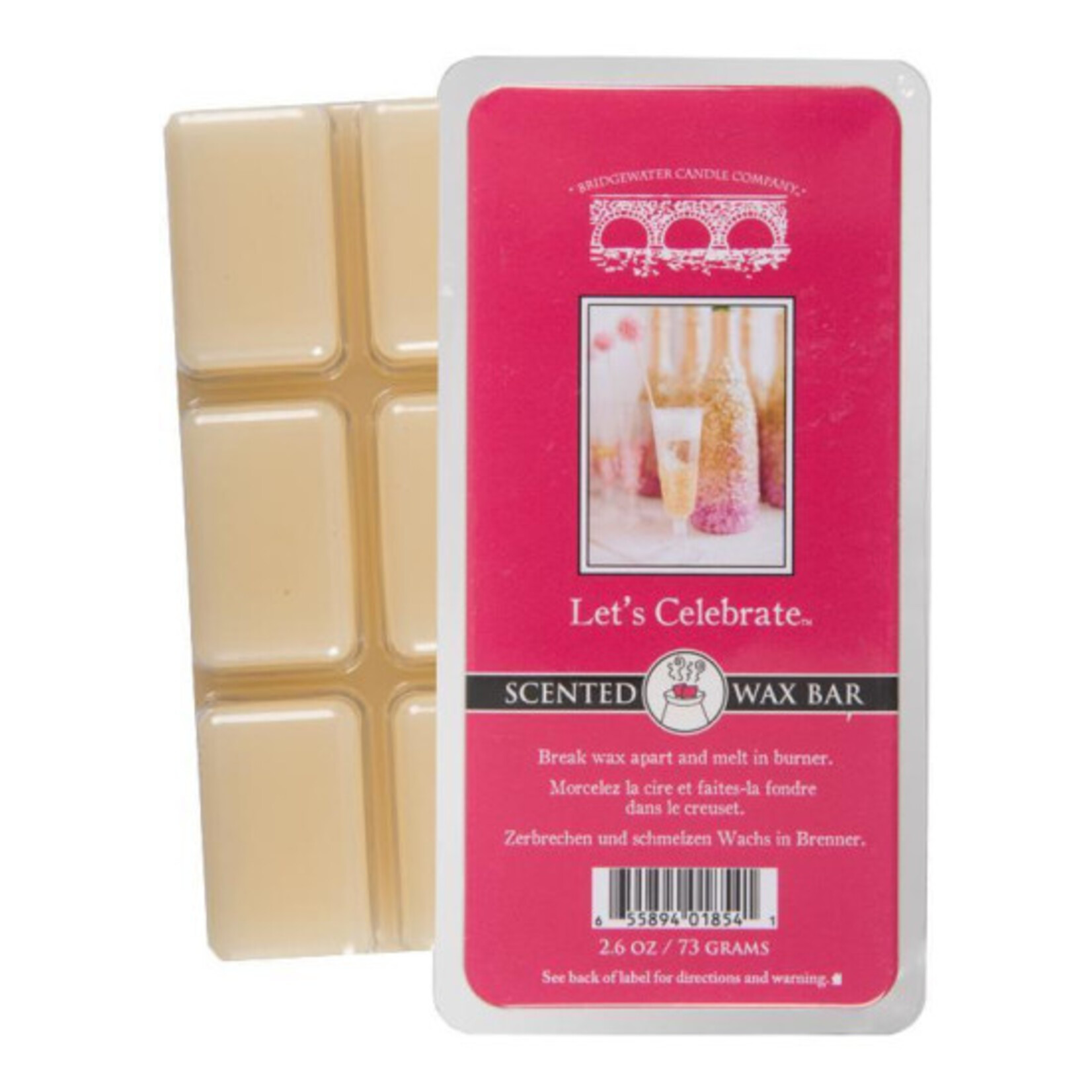 BRIDGEWATER CANDLE COMPANY WAX BAR LETS CELEBRATE