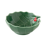 BOWL HOLLY & BERRIES GROEN