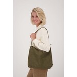 ZUSSS BASIC SCHOUDERTAS MET HENGSEL L DONKERGROEN