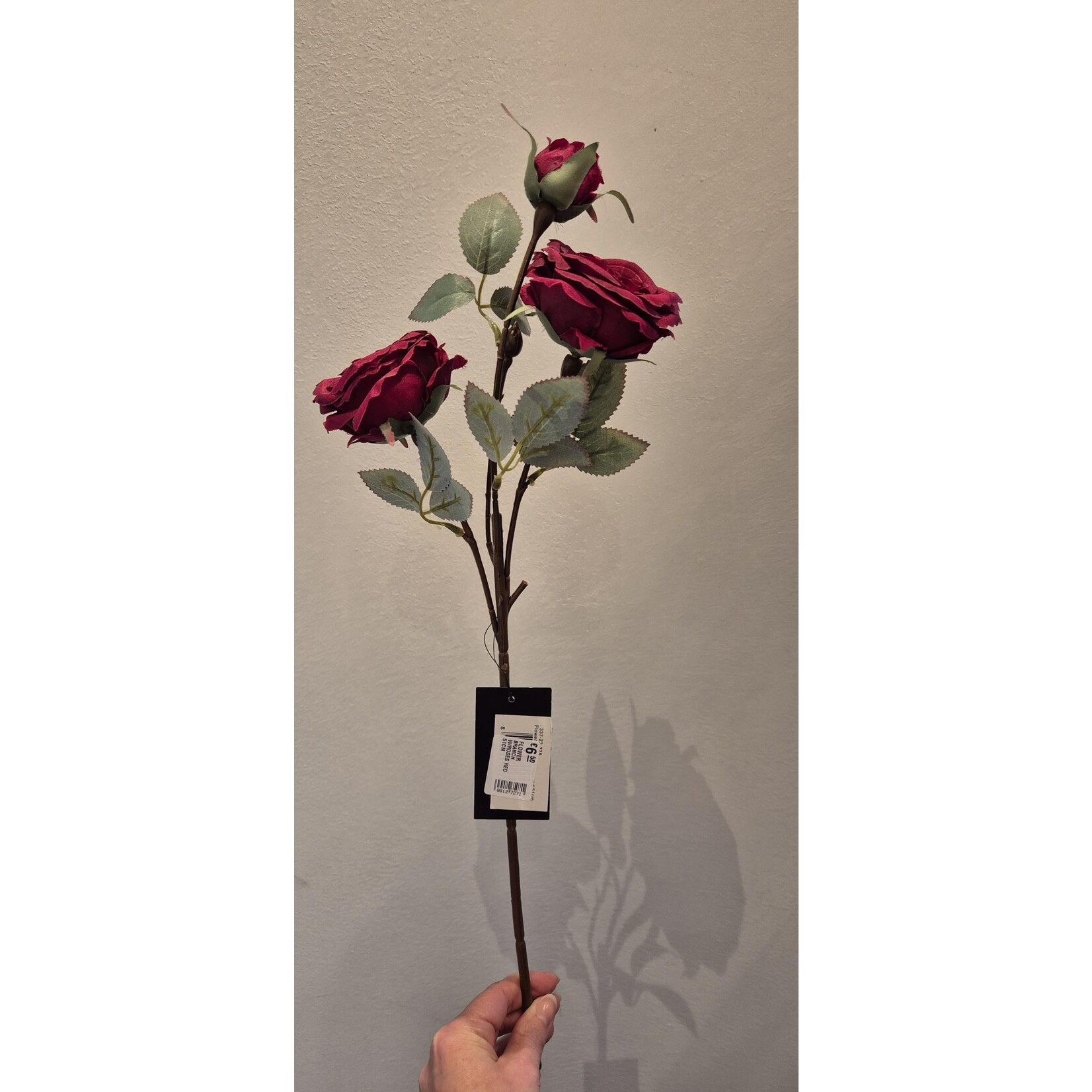 Bloemtak met rozen rood 51cm