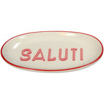 OVAAL BORD STONEWARE SALUTI
