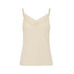 ZUSSS SPAGHETTI TOP MET KANT CREME MAAT M
