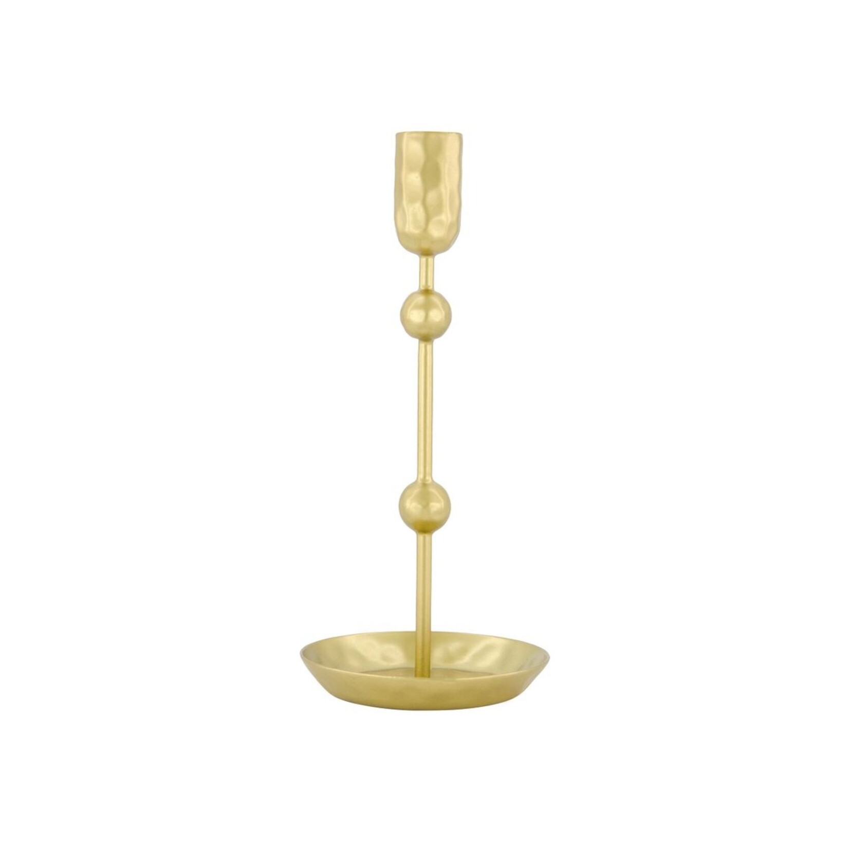 ZUSSS KANDELAAR METAAL GOUD 15 CM