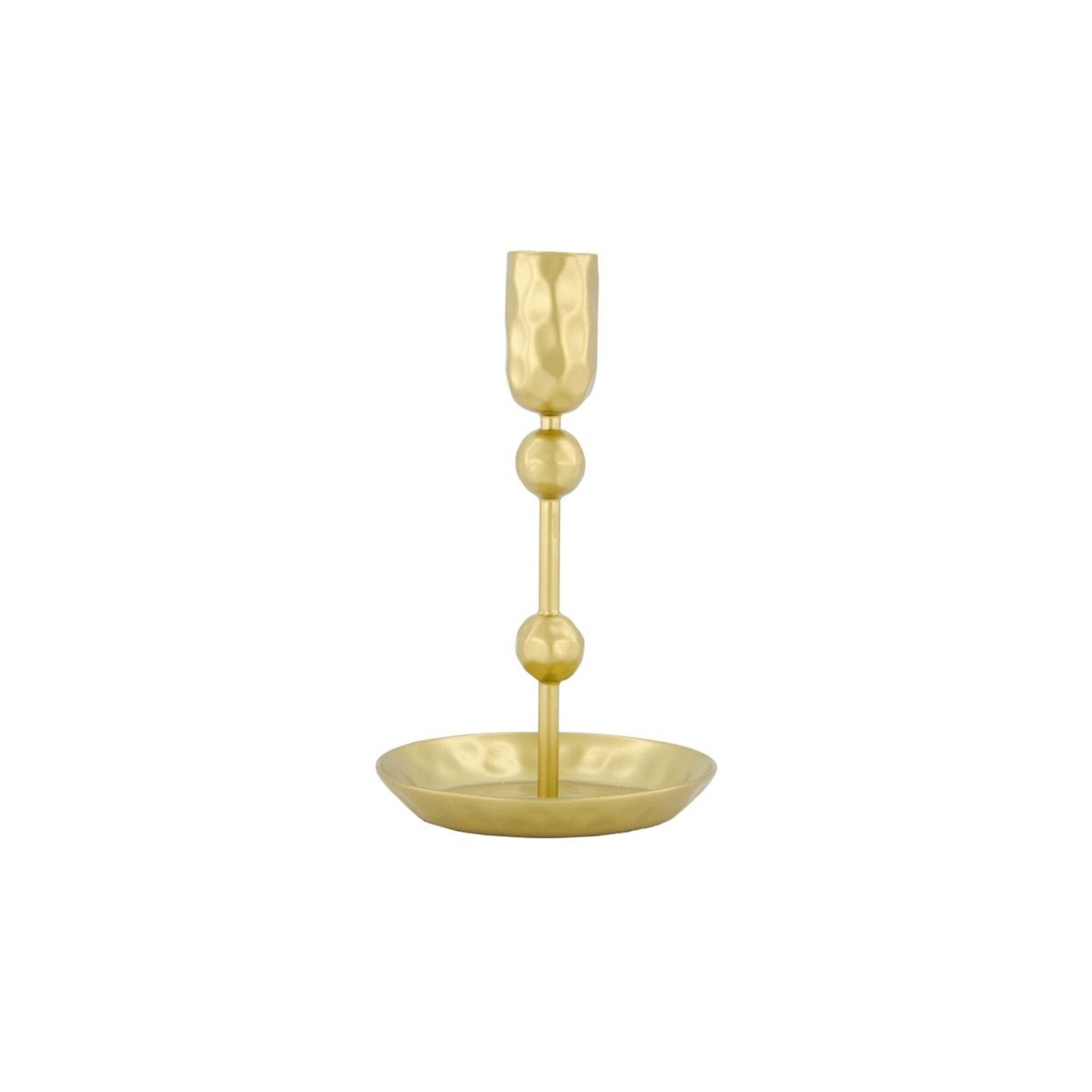 Zusss Zusss Metalen Kandelaar 20 cm Goud