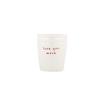 ZUSSS ESPRESSOKOPJE LOVE YOU MORE WIT/ROOD