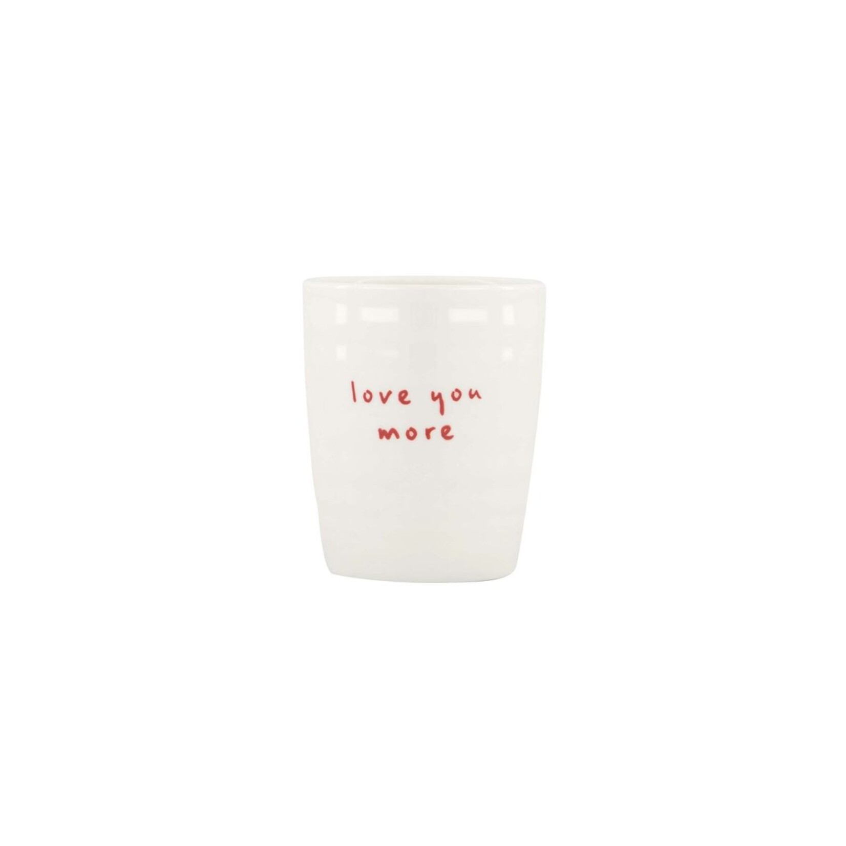 ZUSSS ESPRESSOKOPJE LOVE YOU MORE WIT/ROOD