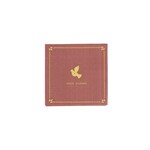 ZUSSS SERVETTEN WARM WISHES 12.5X12.5CM DONKERROOD