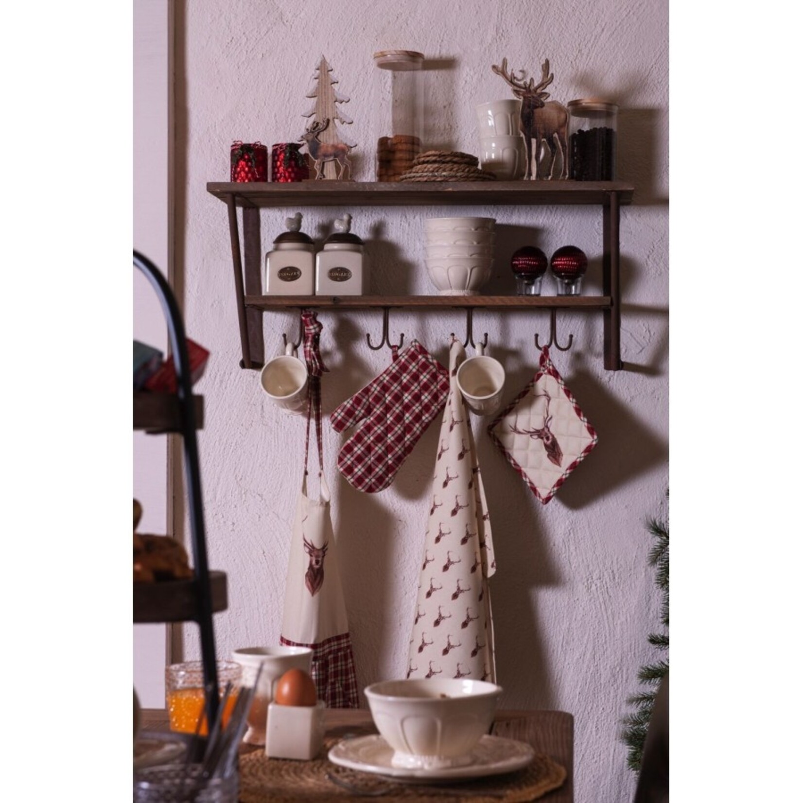 Clayre & Eef KEUKENHANDDOEK 50X70CM COL42