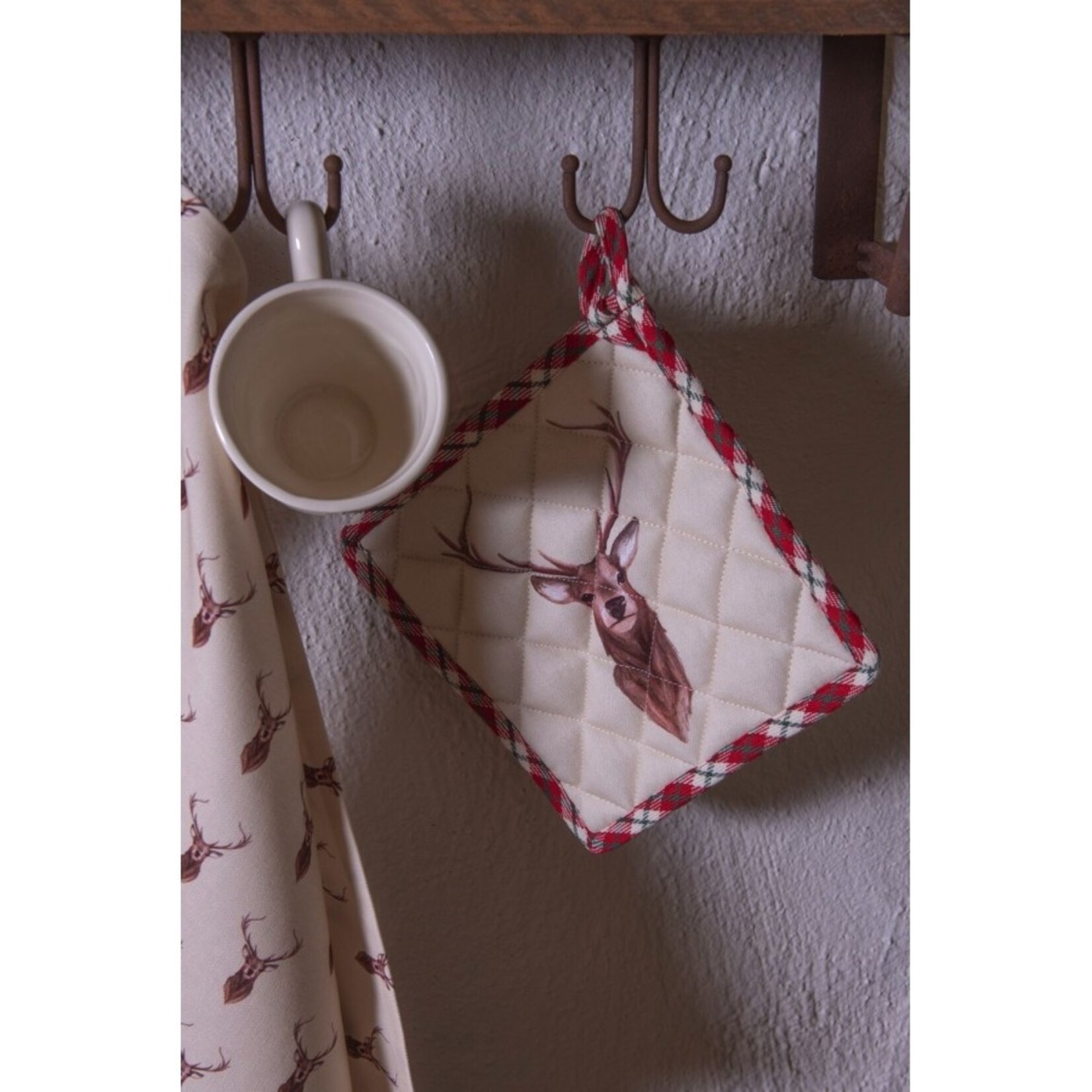 Clayre & Eef KEUKENHANDDOEK 50X70CM COL42