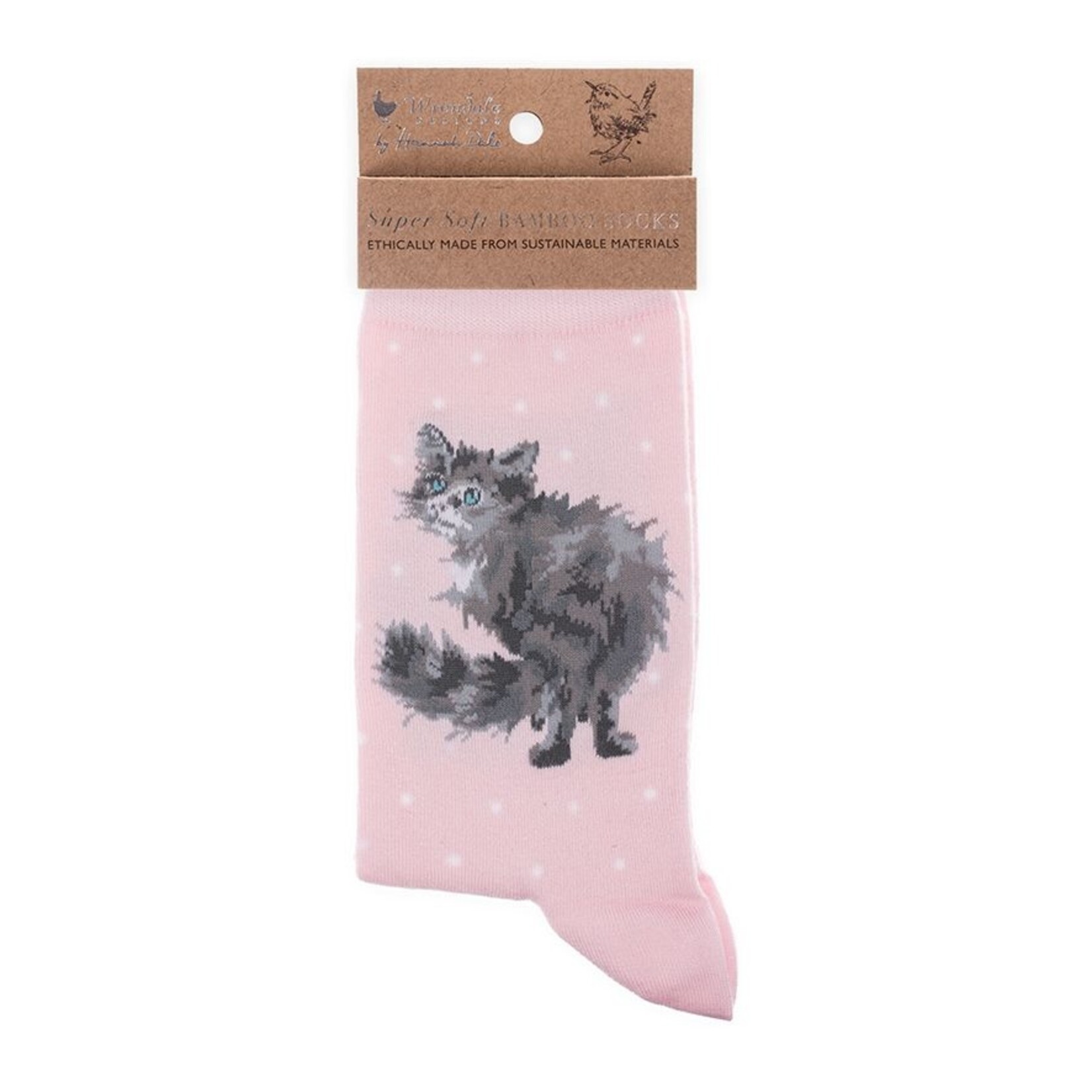 Wrendale SOKKEN KAT GLAMOUR PUSS