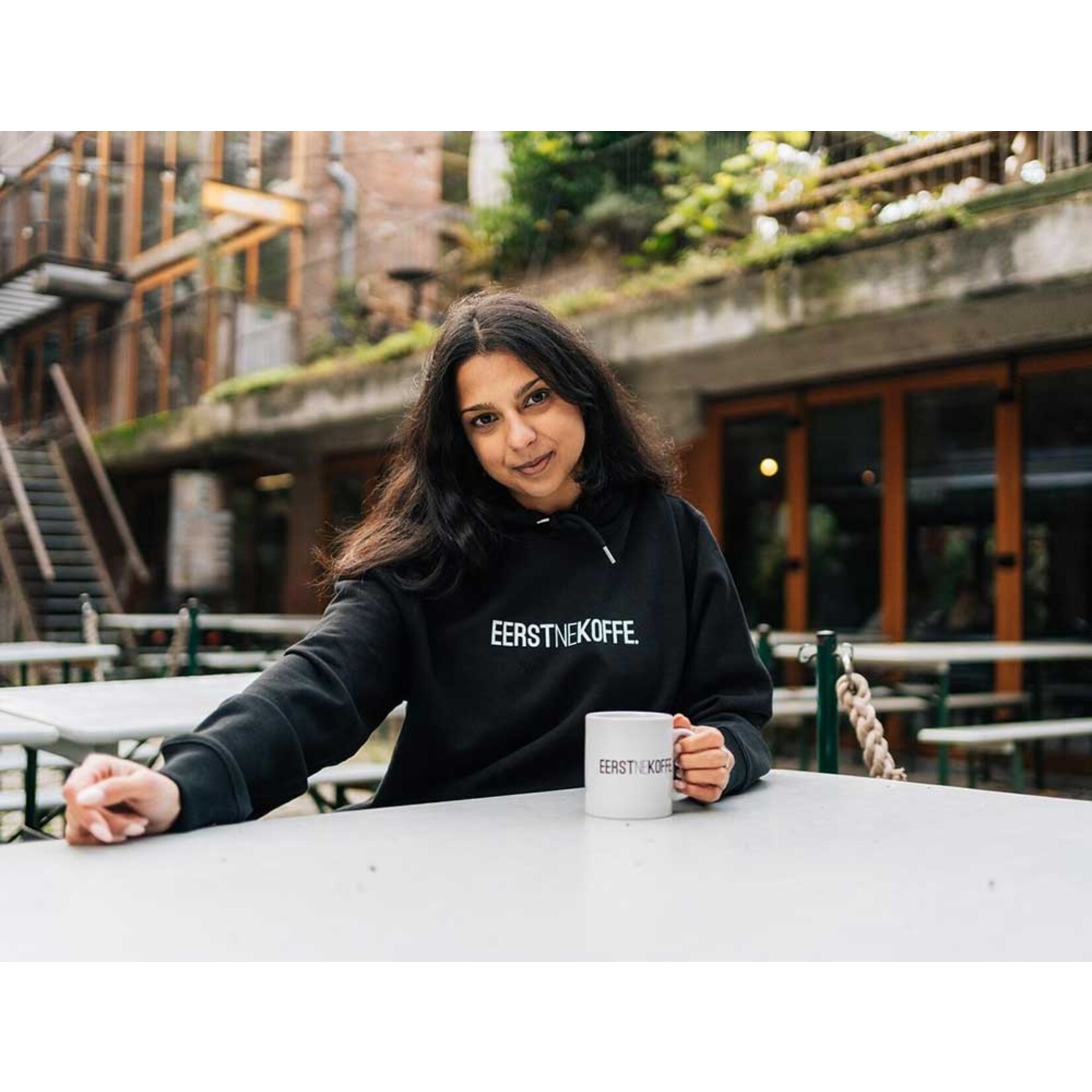 KLEIR HOODIE EERSTNEKOFFE ZWART M