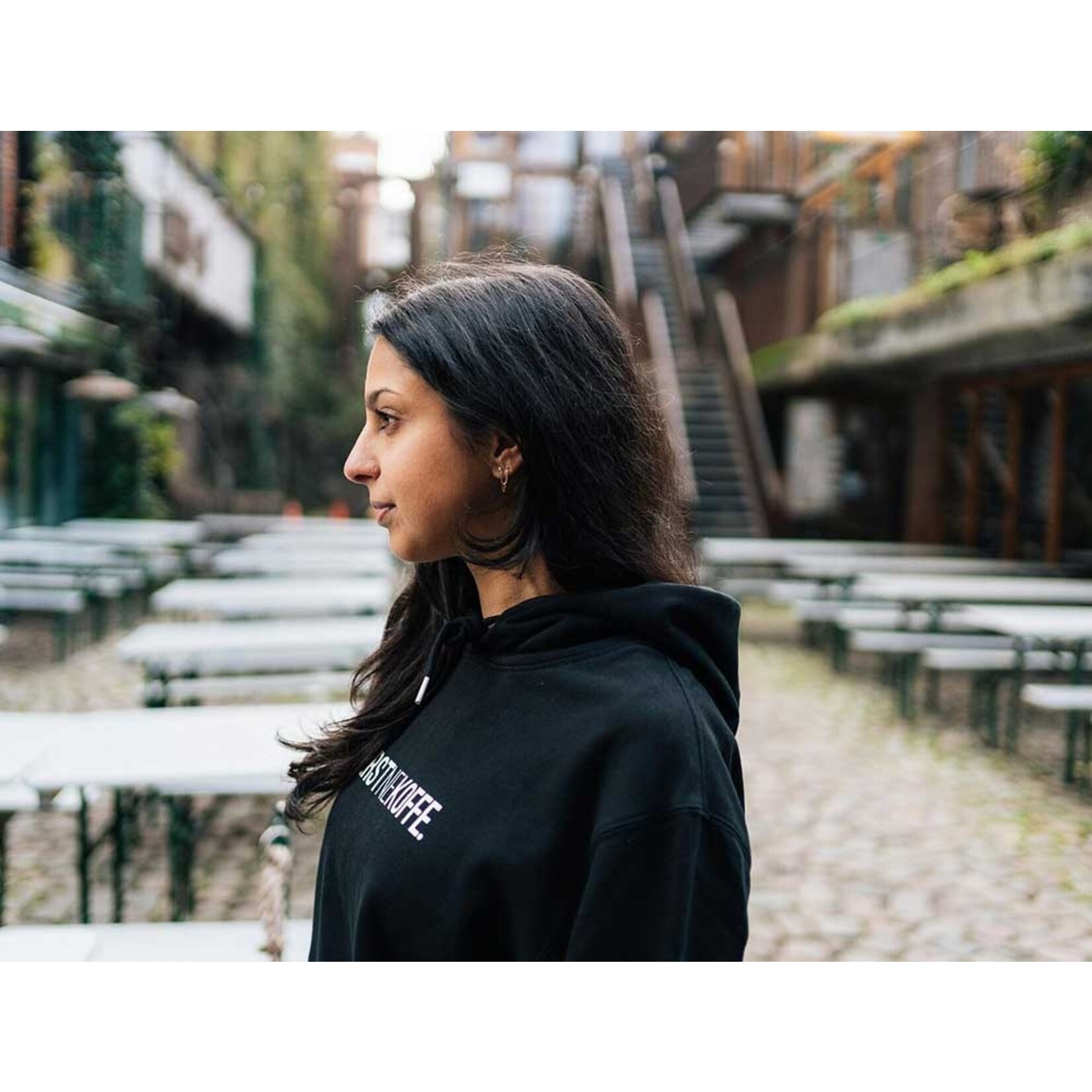 KLEIR HOODIE EERSTNEKOFFE ZWART M