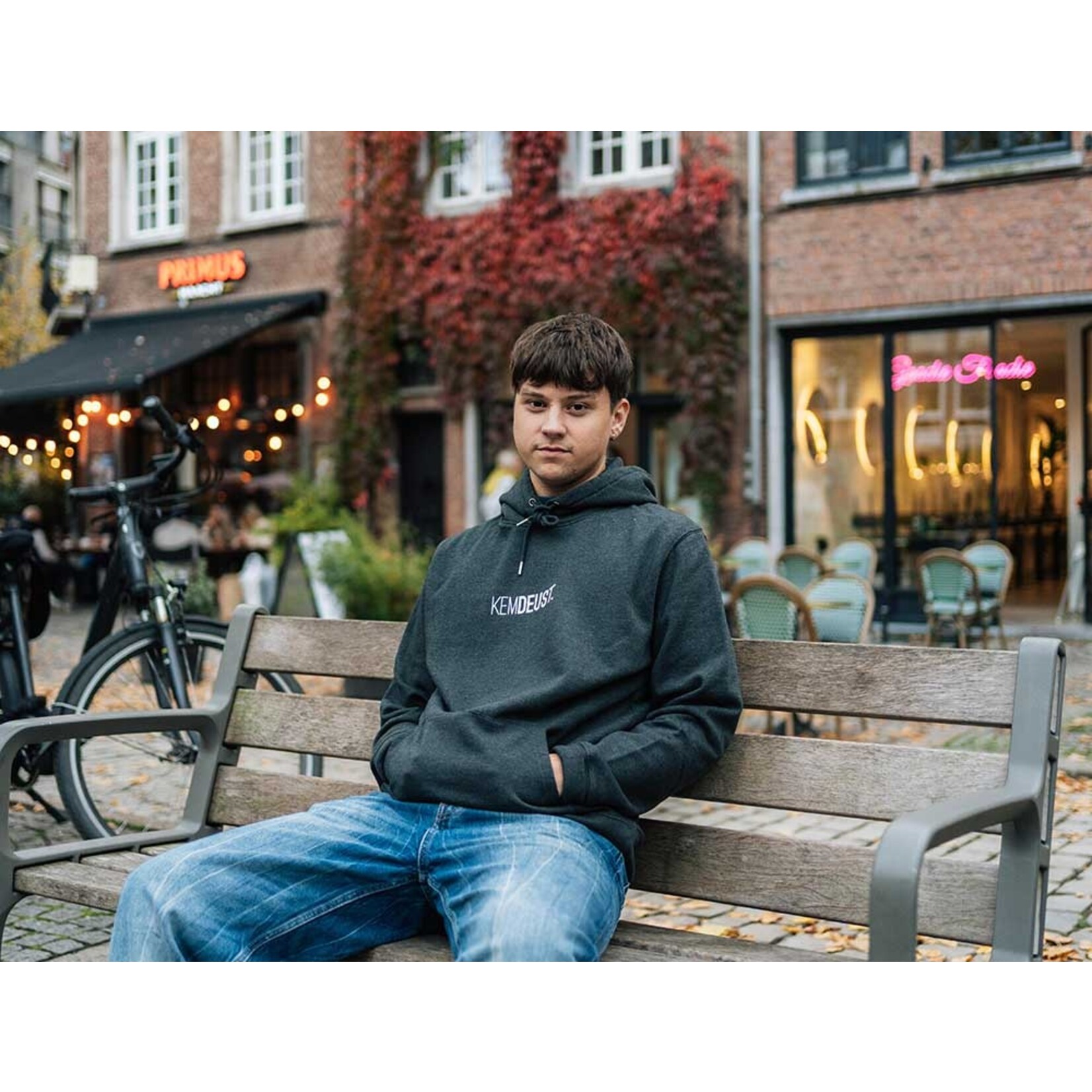KLEIR HOODIE KEMDEUST DONKERGRIJS M