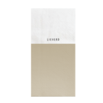 ZUSSS SERVETTEN  11X20 CM LIEVERD WIT/ZAND