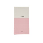 ZUSSS SERVETTEN  11X20 CM AMOUR WIT/ROZE